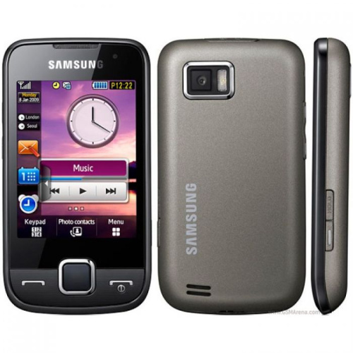 Чехол-книжка для Samsung S5600 (Цвет: черный) вертикальный чехол-флип фото 5