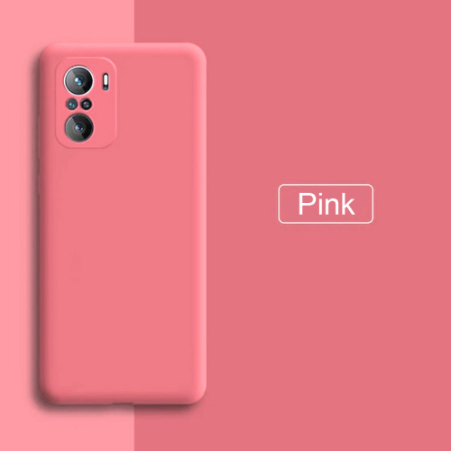 Панель для Xiaomi Redmi Note 10/10S/Poco M5s силиконовая (Цвет: розовый)