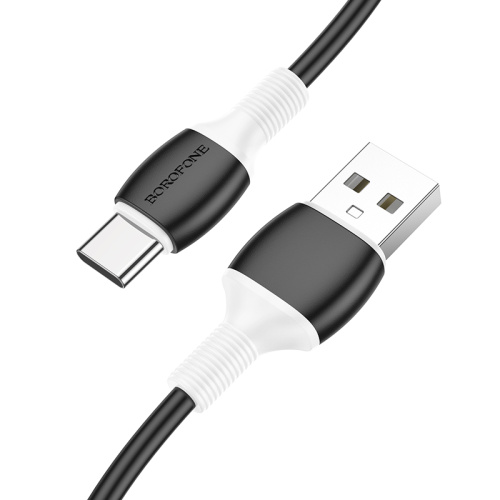 USB to Type C "BOROFONE" BX84 3.0A 1M (Цвет: черный) 