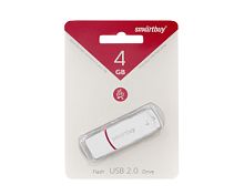 USB Flash 4 GB Smart Buy Crown (Цвет: белый) 