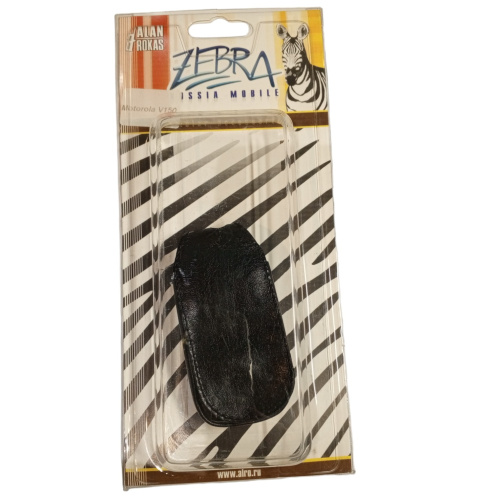 Кожаный чехол для телефона Motorola V150 "Alan-Rokas" серия "Zebra" натуральная кожа фото 5