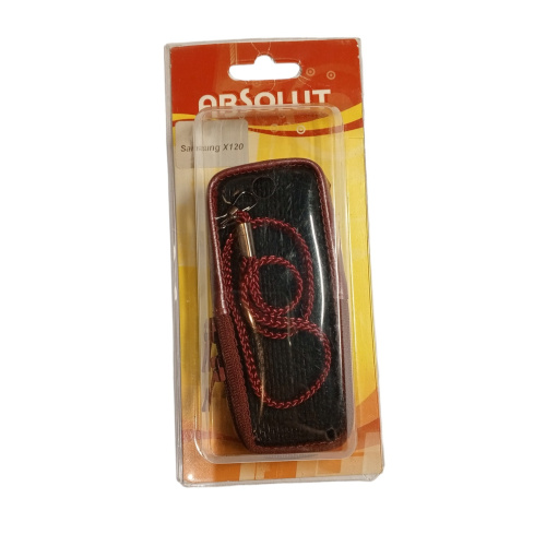 Кожаный чехол для телефона Samsung X120 "Alan-Rokas" серия "Absolut" (розовый) натур. кожа фото 2