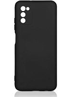 Панель для Samsung A03s (A037) силиконовая (Цвет: черный)