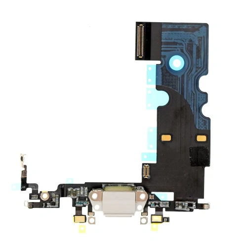 Шлейф для iPhone 8/SE (2020) с разъемом зарядки, микр-ом (Цвет: белый) Orig.cn