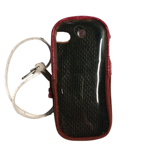 Кожаный чехол для телефона Motorola C261 "Alan-Rokas" серия "Absolut" (розовый) натуральная кожа фото 3