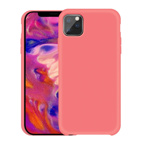 Панель для IP 11 силиконовая Silicone Case (Цвет: розовый)