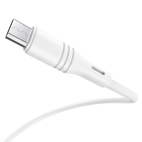 USB micro USB "BOROFONE" BX43 1M 2.4A (белый) фото 5