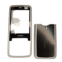 Nokia N77 - Передняя и задняя панель корпуса (Цвет: серебро)