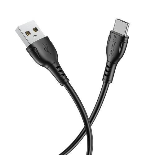 USB to Type C "BOROFONE" BX51 3.0A 1M (Цвет: черный)  фото 3