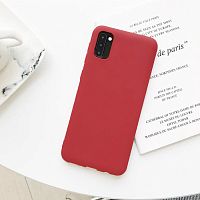 Панель для Samsung A51 (A515) силиконовая (Цвет: красный)