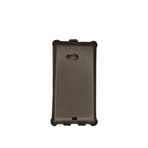 Чехол-книжка для Nokia 540 Lumia (Цвет: черный) вертикальный чехол-флип фото 3