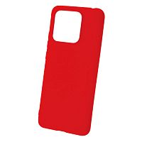 Панель для Xiaomi Redmi 10C силиконовая  (Цвет: красный)