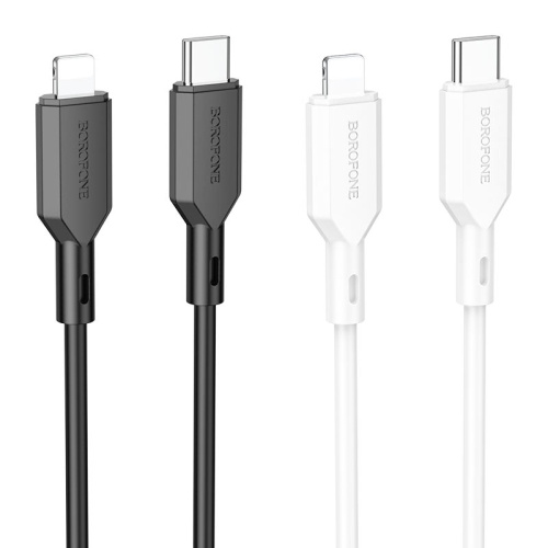 USB для IP Lighting "Borofone" BX70 1M (черный)  фото 3