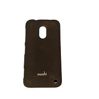 Чехол-накладка для Nokia 620 Lumia пластиковая "Moshi" (Цвет: черный)