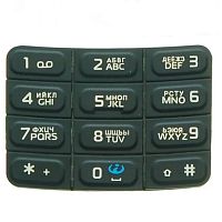 Клавиатура для Nokia 5200/5300 нижняя с русскими буквами (черная)