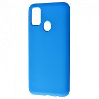 Панель для Huawei Honor 9A силиконовая Silky soft-touch (Цвет: голубой)