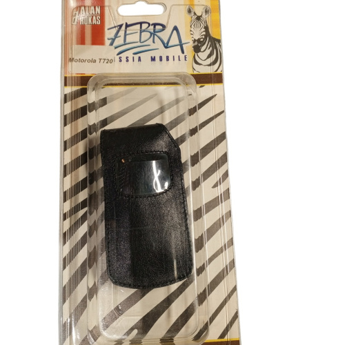 Кожаный чехол для телефона Motorola T720 "Alan-Rokas" серия "Zebra" натуральная кожа фото 5