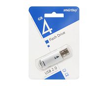 USB Flash 4 GB Smart Buy V-Cut (Цвет: серебро) 