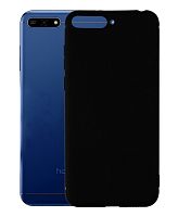 Панель для Huawei Honor 7C/7A Pro/Y6 (2018) силиконовая 0,33 mm (Цвет: черный)