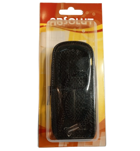 Кожаный чехол для телефона Nokia 3120 "Alan-Rokas" серия "Absolut" (черный) натуральная кожа фото 2