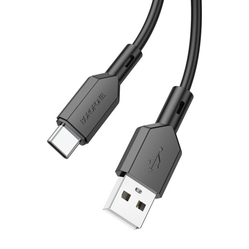USB to Type C "BOROFONE" BX70 3.0A 1M (Цвет: черный)