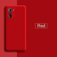 Панель для Xiaomi Redmi Note 10/10S/Poco M5s силиконовая (Цвет: красный)