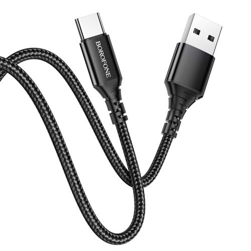 USB to Type C "BOROFONE" BX54 3.0A 1M (Цвет: черный)   фото 5