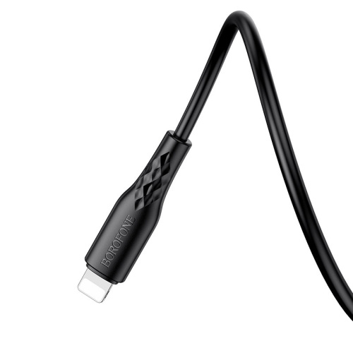 USB для IP Lighting "Borofone" BX48 1M (черный)  фото 2