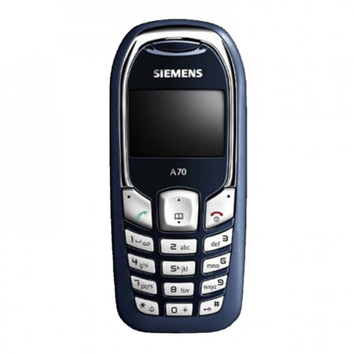Кожаный чехол для телефона Siemens A70 "Alan-Rokas" серия "Absolut" (Синий) натуральная кожа фото 4