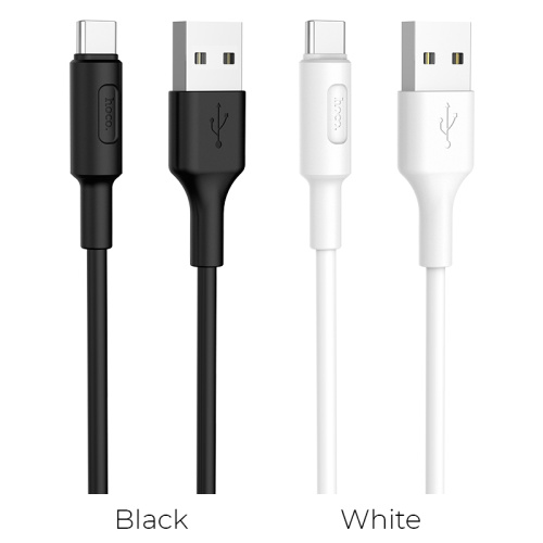USB to Type C "HOCO" X25 3.0A 1M (Цвет: черный)  фото 3