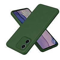 Панель для Huawei Honor X5 2023 силиконовая Silky soft-touch (Цвет: зеленый)