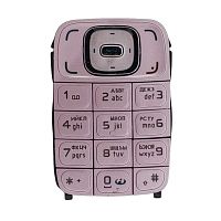 Клавиатура для Nokia 6131 с русскими буквами (розовая)