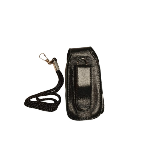 Кожаный чехол для телефона Nokia 6101 "Alan-Rokas" серия "Absolut" (черный) натуральная кожа фото 5