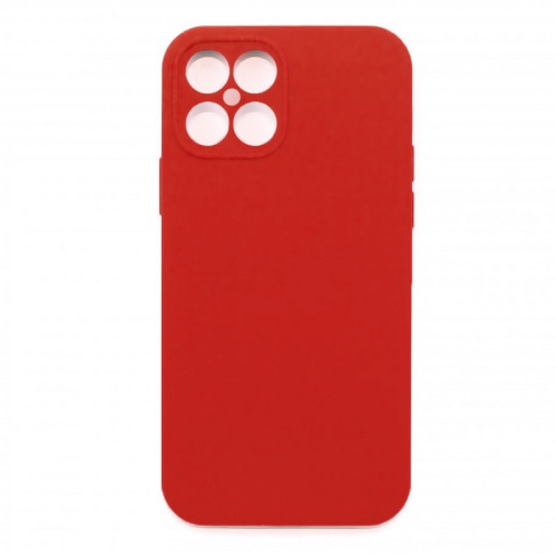 Панель для Huawei Honor X8 силиконовая Silky soft-touch (Цвет: красный)