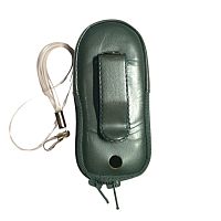 Кожаный чехол для телефона Motorola C155/C156 "Alan-Rokas" серия "Absolut" (аквамарин) натур. кожа
