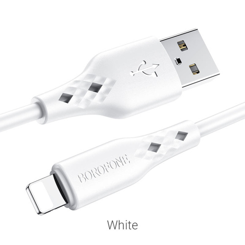 USB для IP Lighting "Borofone" BX48 1M (белый) 