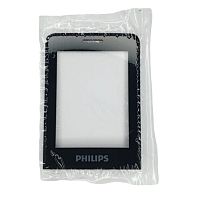 Стекло корпуса для Philips E116 (Цвет: черный) ОРИГИНАЛ 100%
