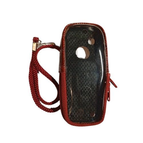 Кожаный чехол для телефона Siemens CX65/CX70 "Alan-Rokas" серия "Absolut" (красный) натуральная кожа фото 4