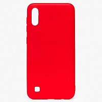 Панель для Samsung A01/M01 (A015/M015) силиконовая (Цвет: красный)