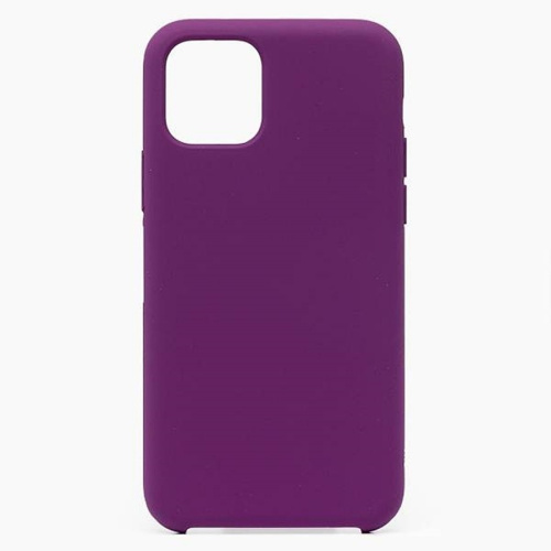 Панель для IP 11 силиконовая Silicone Case (Цвет: темно-сиреневый)