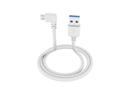 USB micro USB "DREAM" Z7 1M (Цвет: белый) угловой фото 2