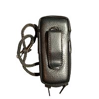 Кожаный чехол для телефона Sony Ericsson T230 "Alan-Rokas" серия "Absolut" (серый) натур. кожа