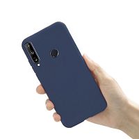 Панель для Huawei Honor 9C/P40 Lite E/Y6p/Y7p силиконовая (Цвет: темно-синий)