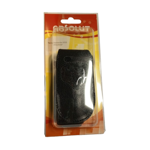 Кожаный чехол для телефона Motorola V535 "Alan-Rokas" серия "Absolut" натуральная кожа фото 2