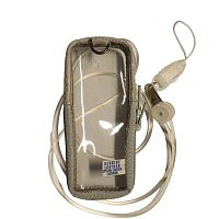 Чехол для телефона Fly S288 со шнурком на шею "Alan-Rokas" серия "Zebra" (серый) 