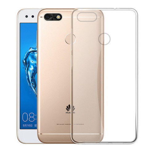 Панель для Huawei Honor 7A/7S/Y5 (2018)/Y5 Prime (2018) силиконовая 0.6 мм (Цвет: прозрачный)