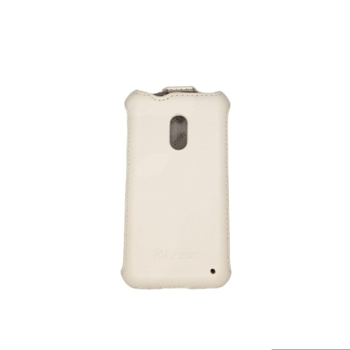Чехол-книжка для Nokia 620 Lumia (Цвет: белый) вертикальный чехол-флип фото 2