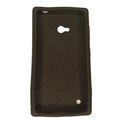 Чехол-накладка для Nokia 720 Lumia "Xmart Leater Case" силиконовая (Цвет: черный) фото 2