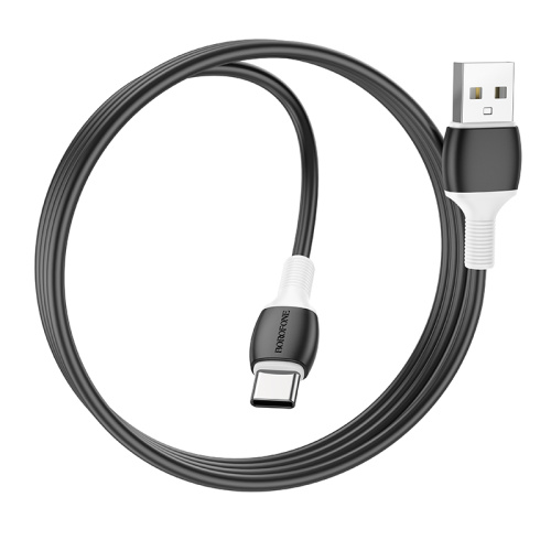 USB to Type C "BOROFONE" BX84 3.0A 1M (Цвет: черный)  фото 4