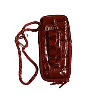 Кожаный чехол для телефона Siemens AX75 "Alan-Rokas" серия "Absolut" (Красный) натуральная кожа